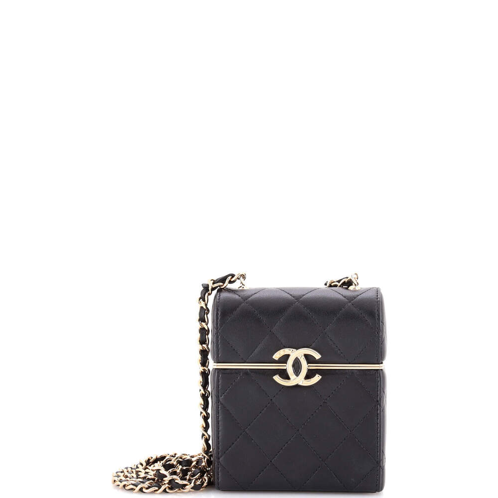 Chanel Mini CC Box Vanity Case with Chain